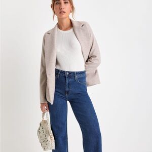 Just Black Chic Girl Dark Wash Denim High-Rise Straight Leg Jeans, 26